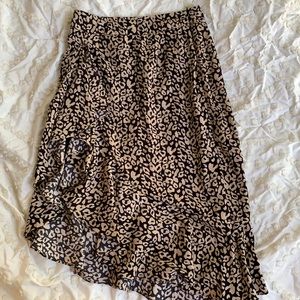 Cheetah midi  skirt